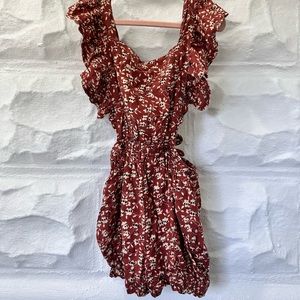 Baileys Blossoms Girls floral romper 5t